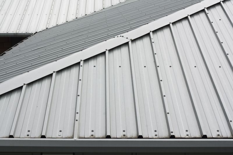 Damaged Metal Roof Panel